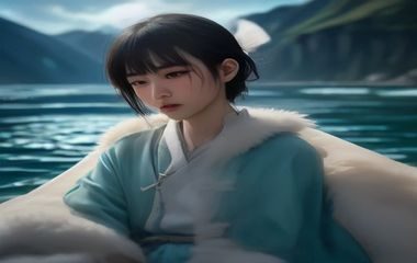 西式烹饪场景中小黄油在平底锅里融化起泡，煎制牛排滋滋作响，厨师用木铲翻动，厨房烟雾缭绕